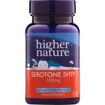 HIGHER NATURE SEROTONE 5-HTP (ΒΕΛΤΙΩΝΕΙ ΤΗΝ ΔΙΑΘΕΣΗ)  100mg 30caps ΑΓΧΟΣ